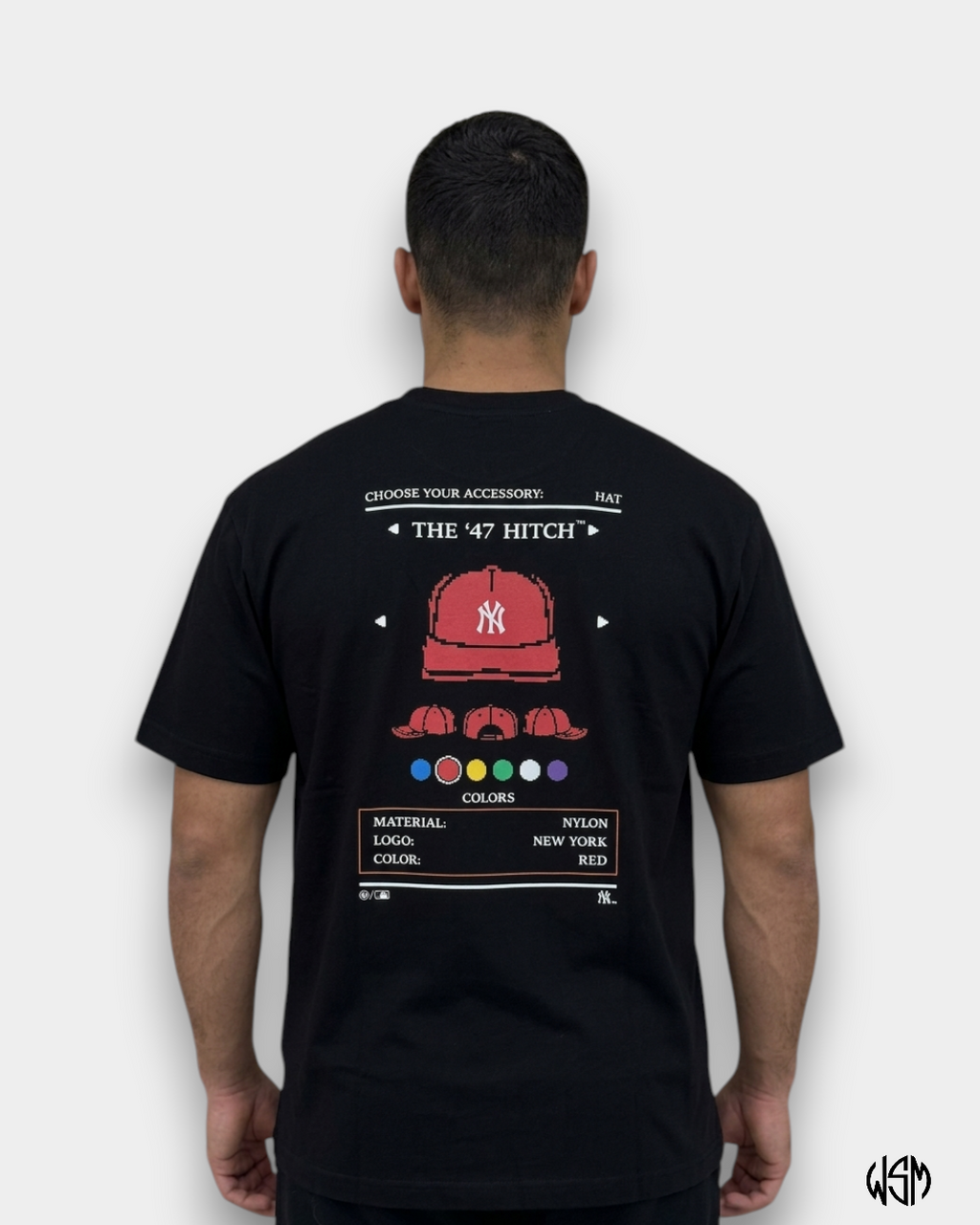 T-SHIRT '47 NEW YORK YANKEES 8 BIT HERO FOUNDATION