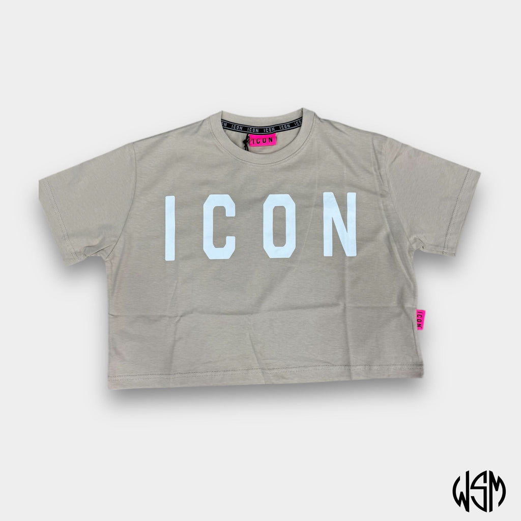 ICON T-SHIRT CROPPED DONNA
