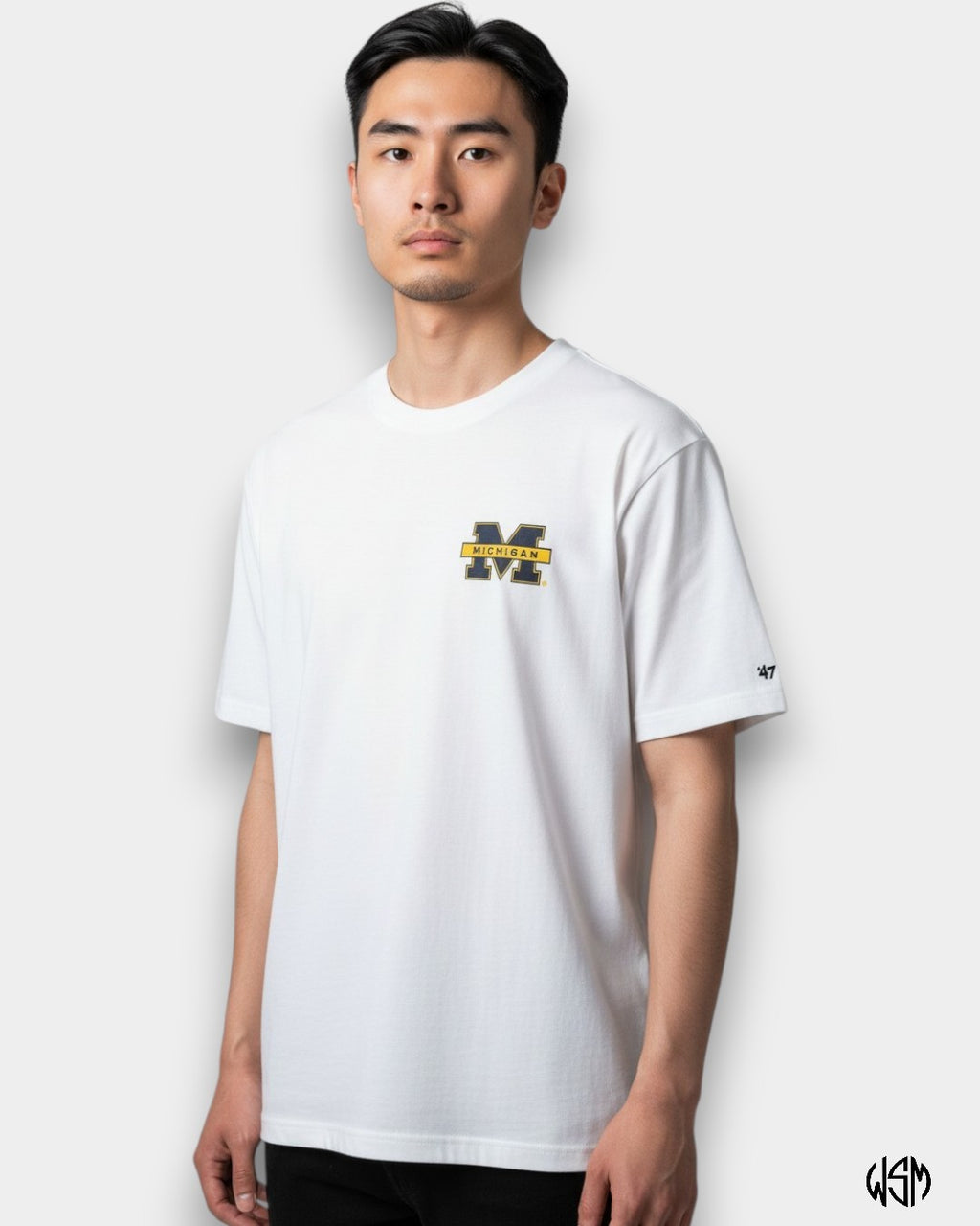 T-SHIRT '47 MICHIGAN WOLVERINES BACKER ECHO
