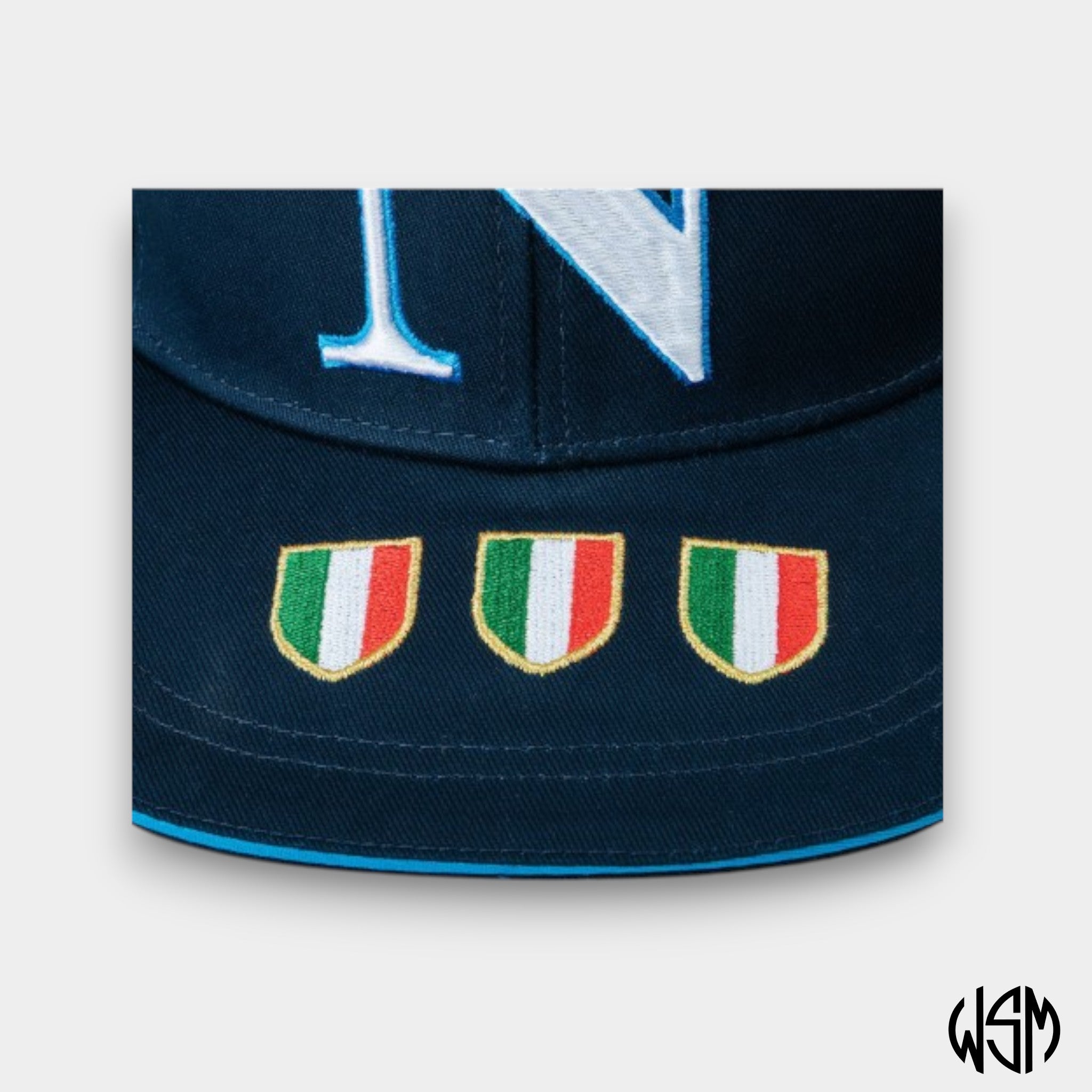 CAPPELLO SCUDETTO NAPOLI VISIERA PIATTA