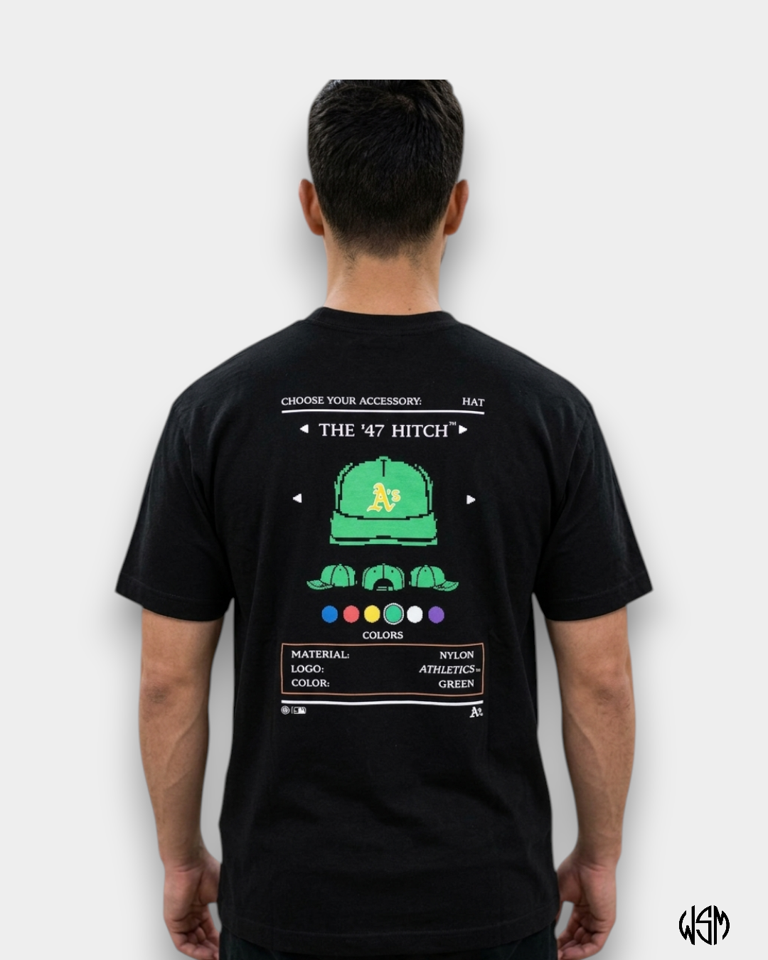 T-SHIRT '47 OAKLAND ATHLETICS 8 BIT HERO FOUNDATION