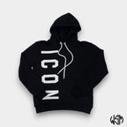 FELPA CAPPUCCIO ICON C/LOGO VERTICALE