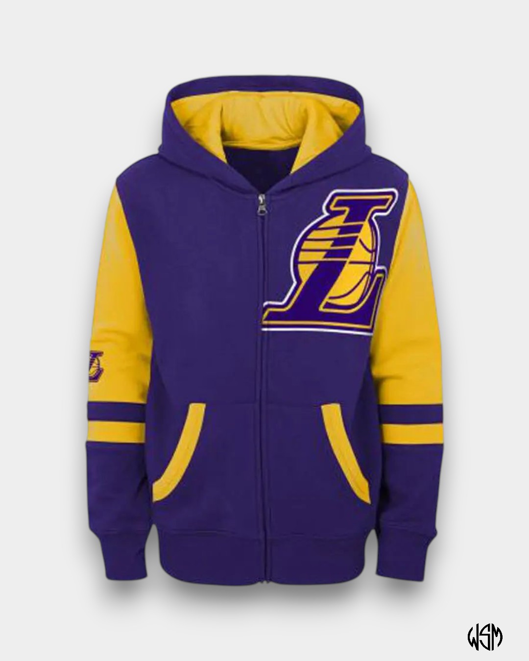 FELPA LAKERS KID C/CAPP ZIPP
