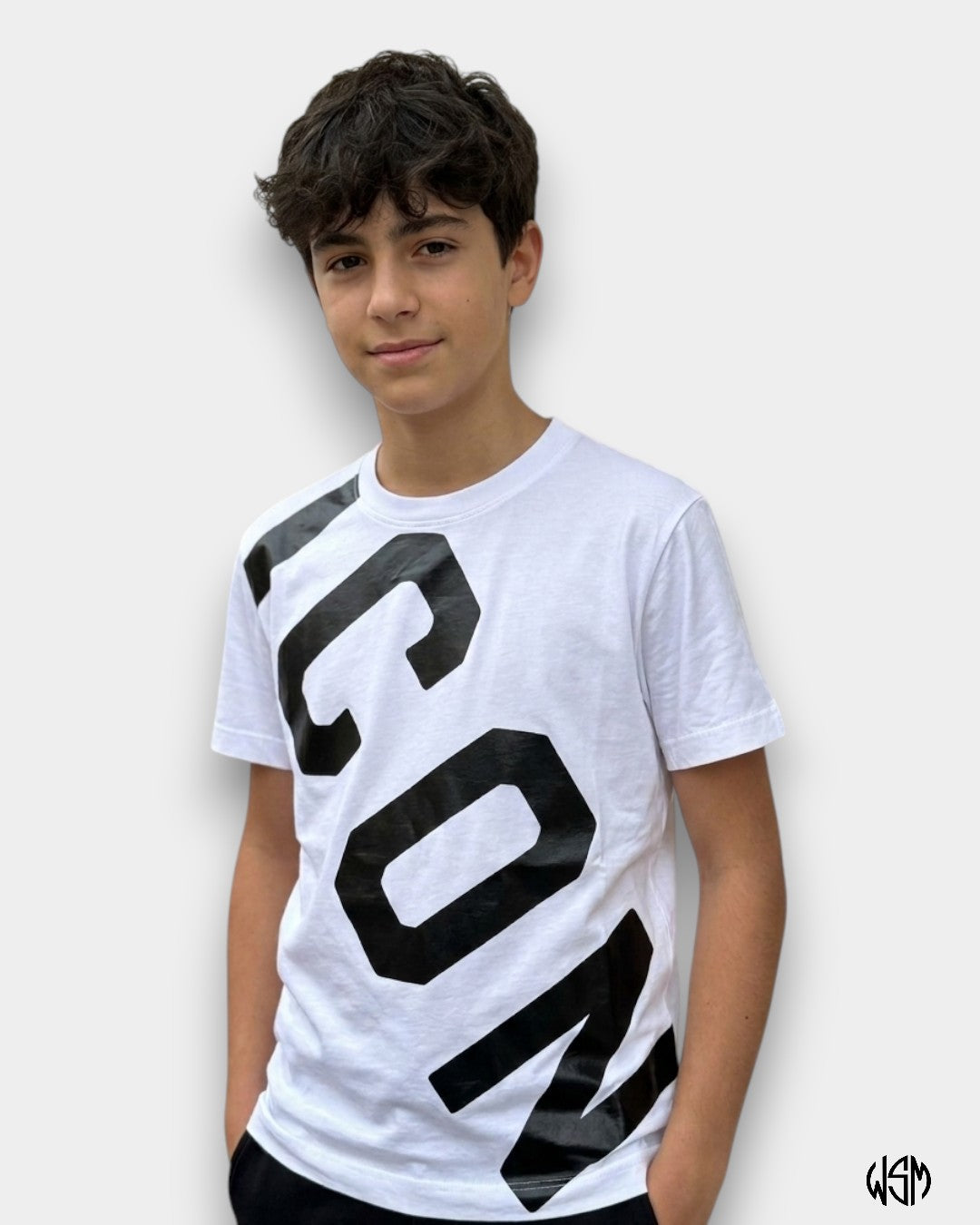 T-SHIRT ICON LOGO TRASVERSALE JR