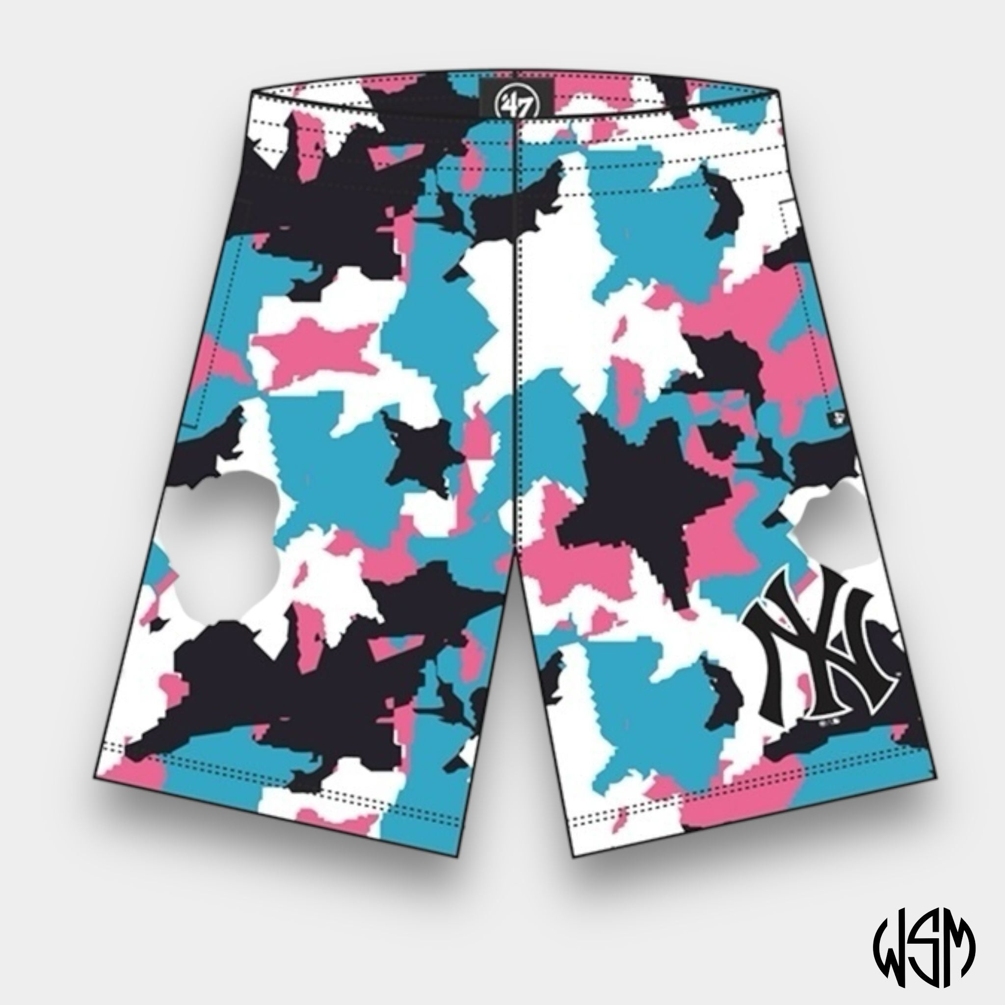 SHORT '47 NEW YORK YANKEES IMPRINT FUTURE CAMO