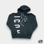 FELPA CAPPUCCIO ICON C/LOGO VERTICALE