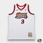 CANOTTA NBA WHITE JERSEY 76ERS ALLEN IVERSON
