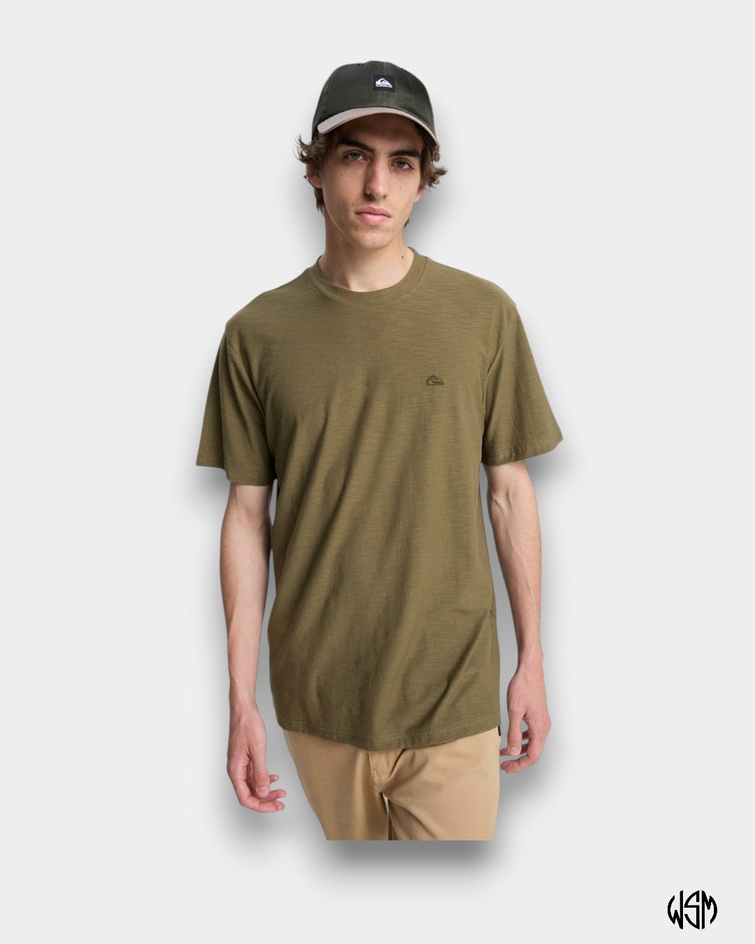 T-SHIRT QUIKSILVER SLUB ROUNDNECK
