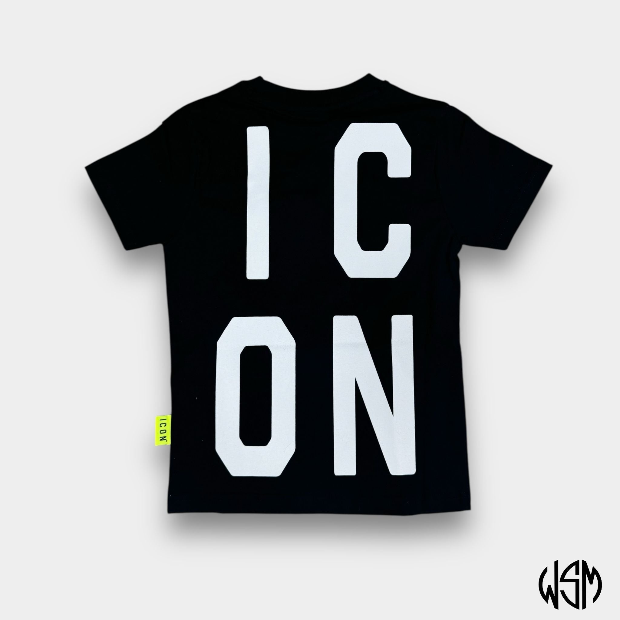ICON T-SHIRT JR MAXI STAMPA DIETRO