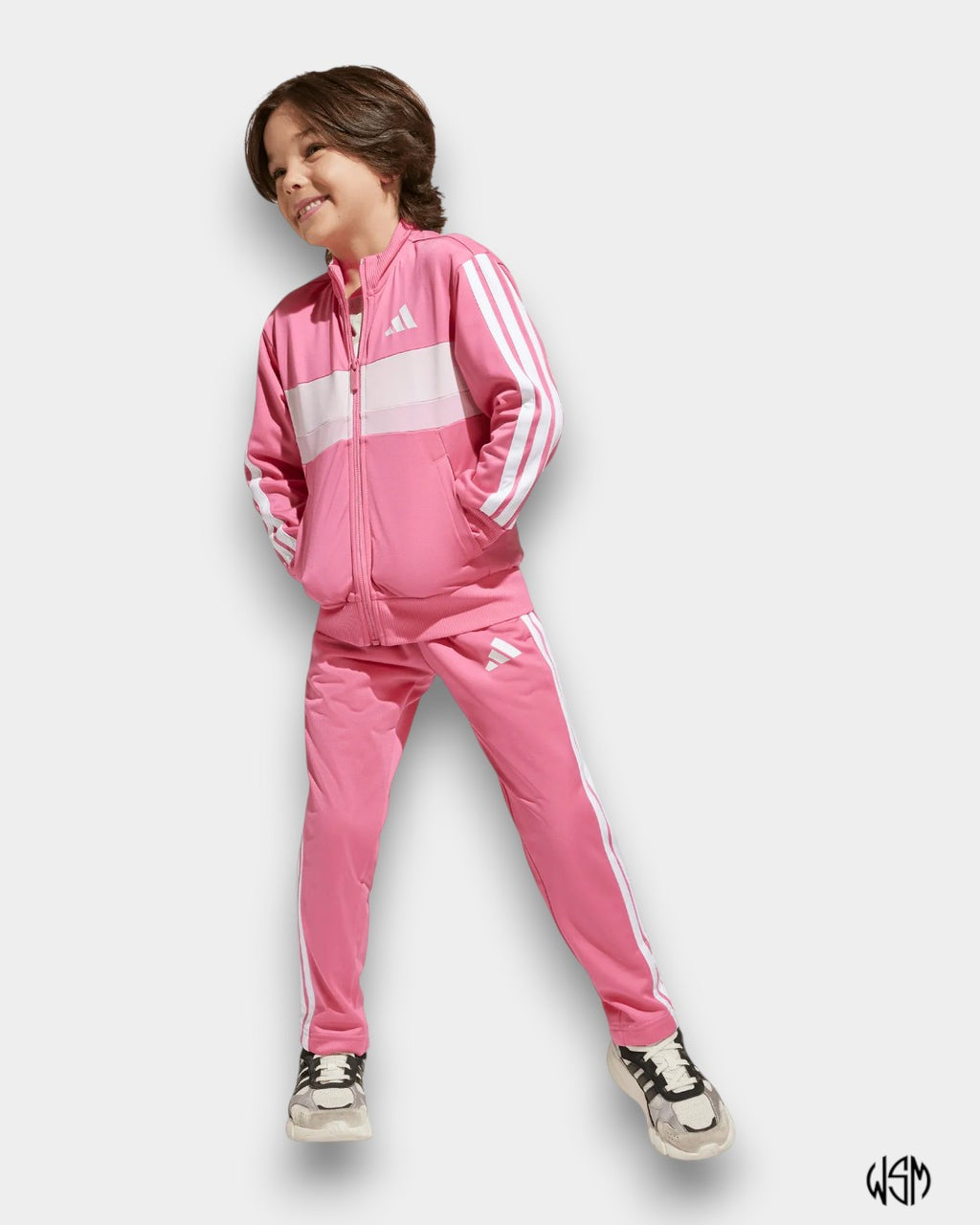 TUTA ADIDAS TIBERIO ESSENTIALS 3 STRIPES KIDS
