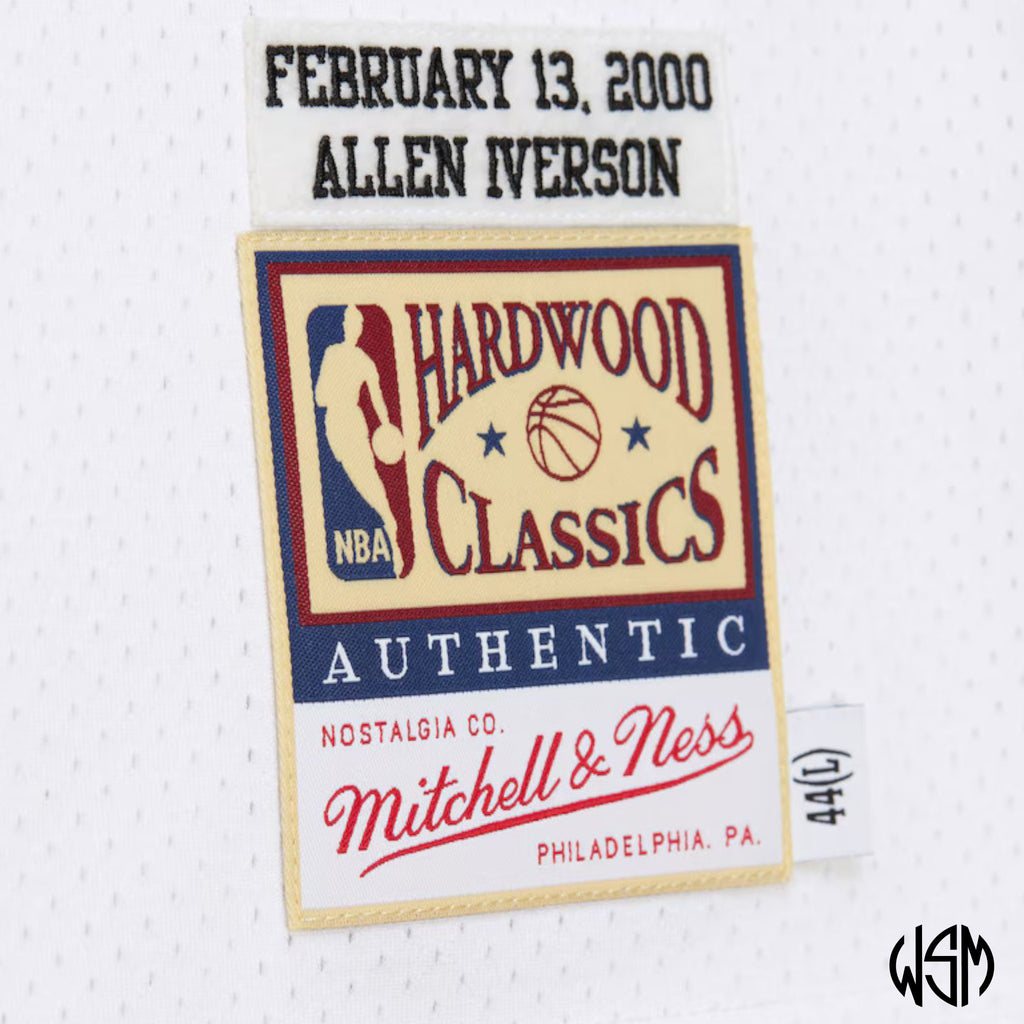 CANOTTA NBA WHITE JERSEY 76ERS ALLEN IVERSON