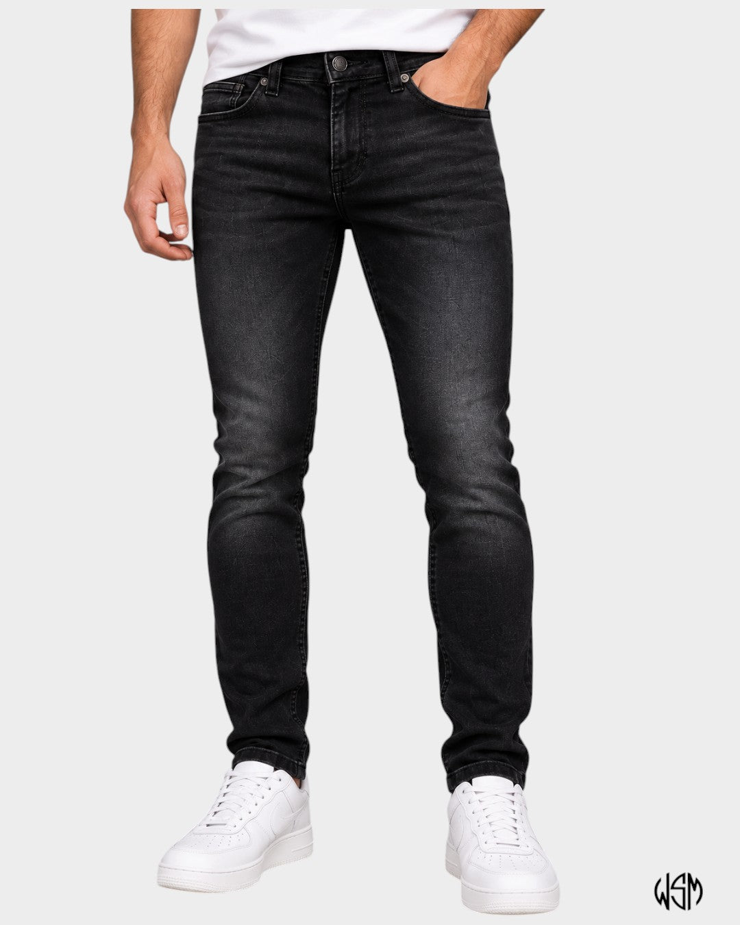 JEANS URBAN RING SLIM FIT LAV.NERO