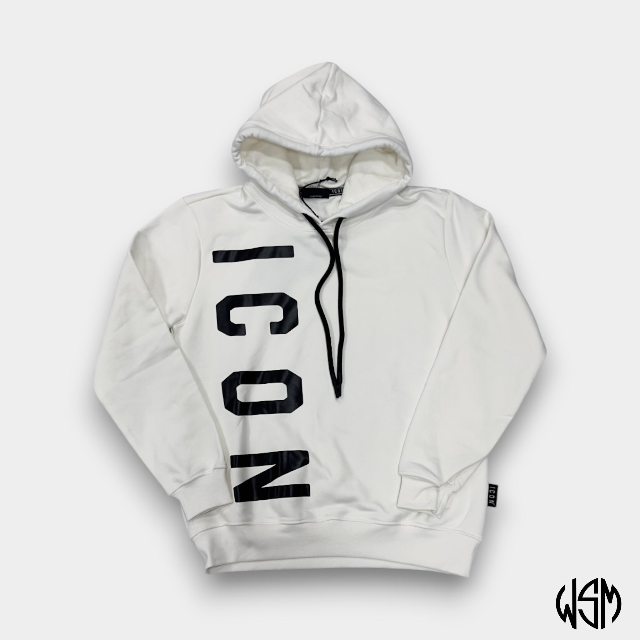 FELPA CAPPUCCIO ICON C/LOGO VERTICALE