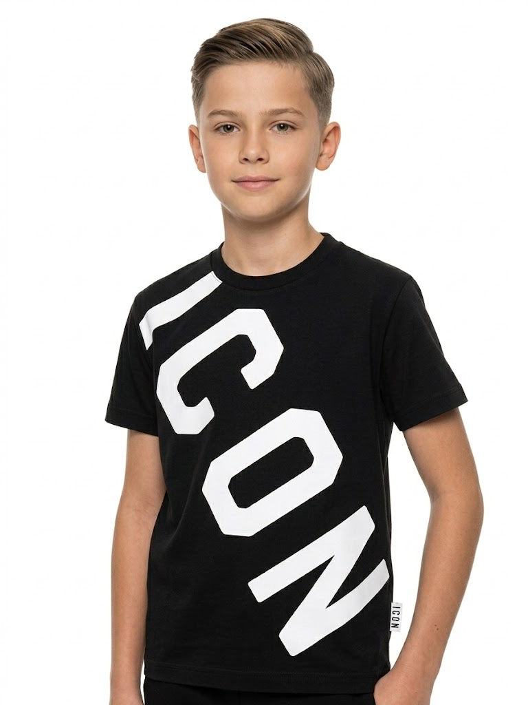 T-SHIRT ICON LOGO TRASVERSALE JR