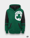 FELPA BOSTON CELTICS KID C/CAPP ZIPP