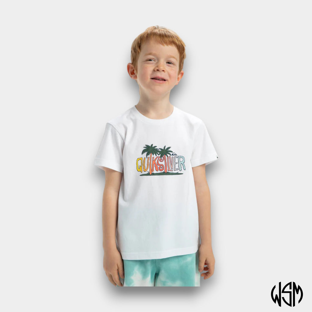 T-SHIRT QUIKSILVER SUNNY PALMS BOY