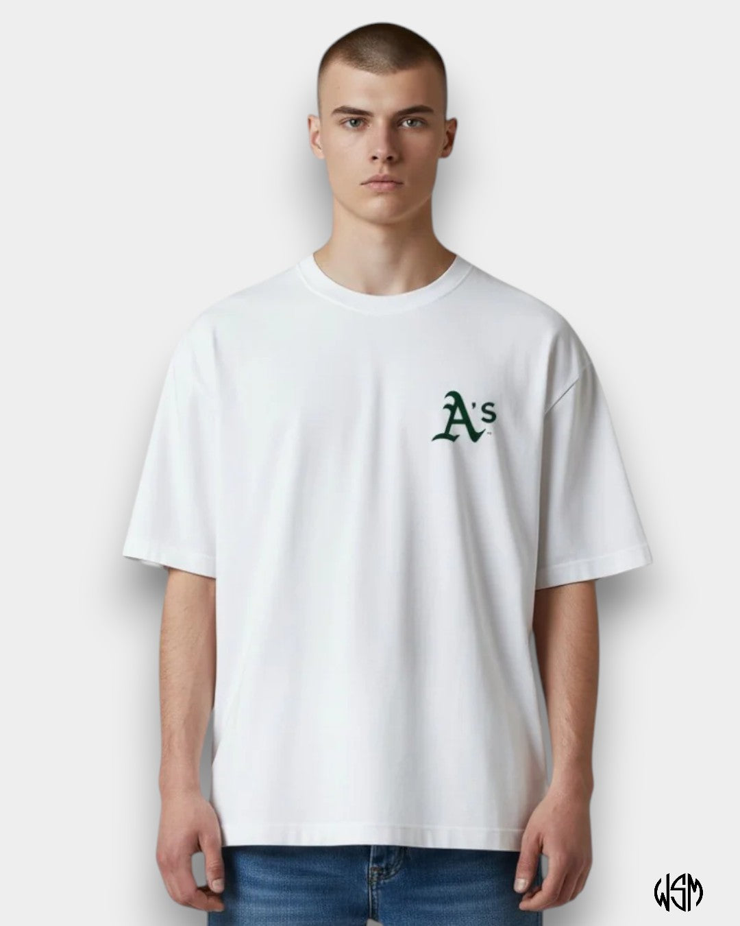 T-SHIRT '47 OAKLAND ATHLETICS BACKER IMPRINT ECHO