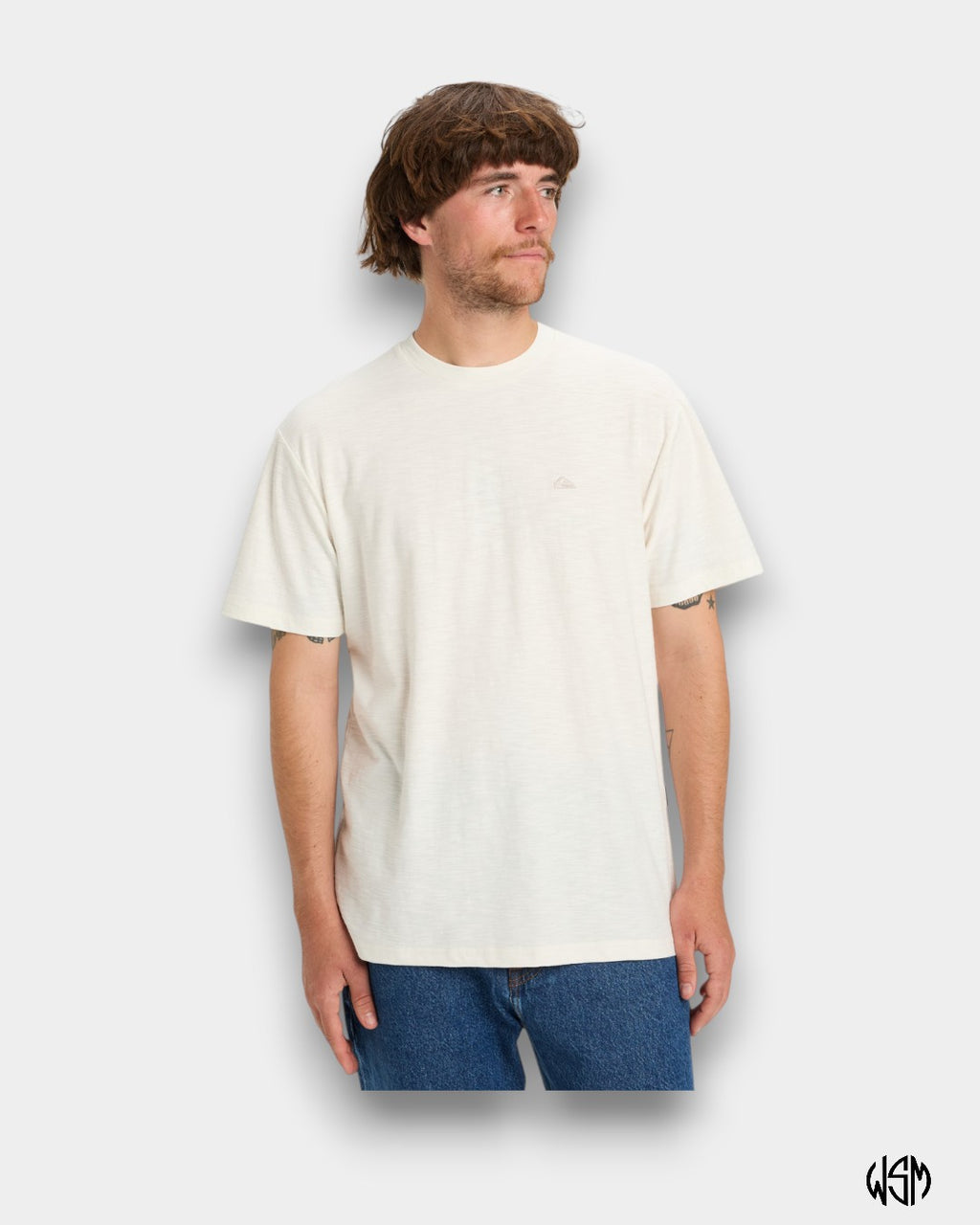 T-SHIRT QUIKSILVER SLUB ROUNDNECK