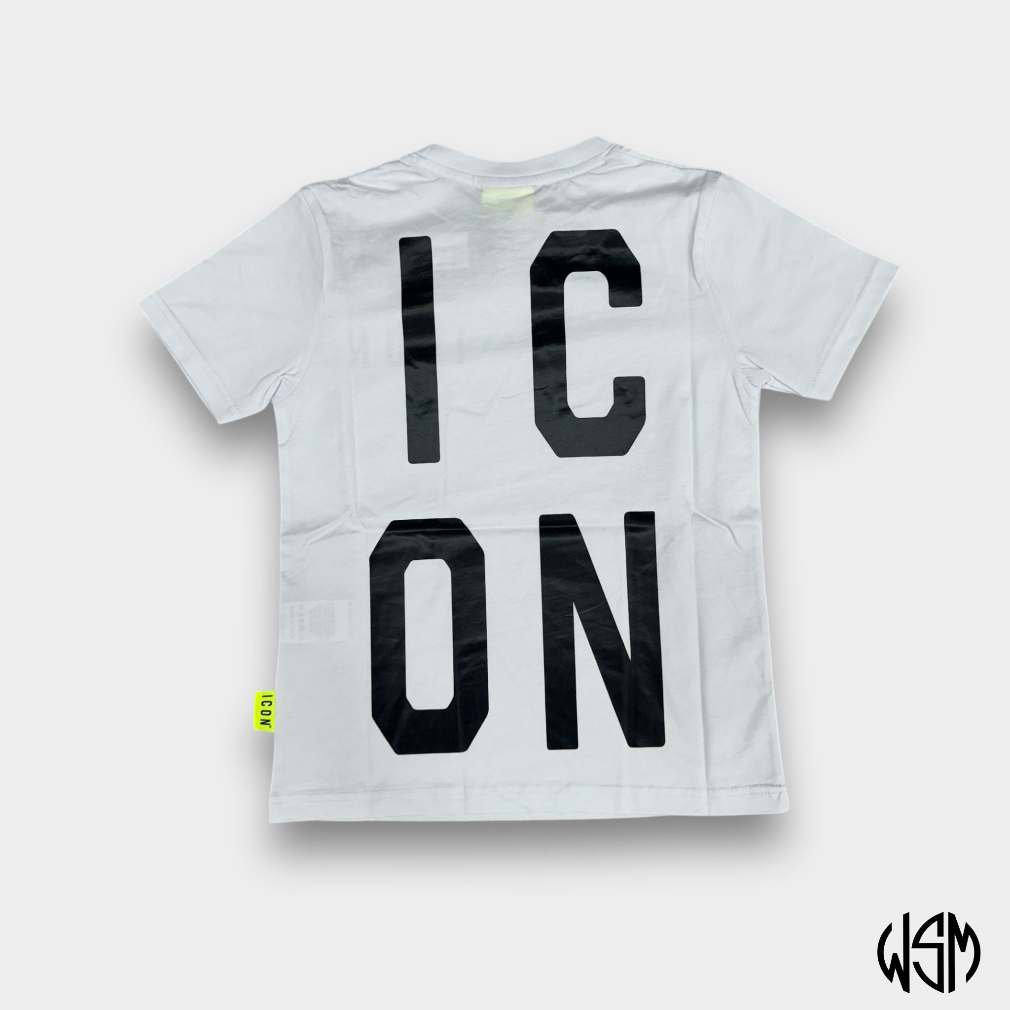 ICON T-SHIRT JR MAXI STAMPA DIETRO