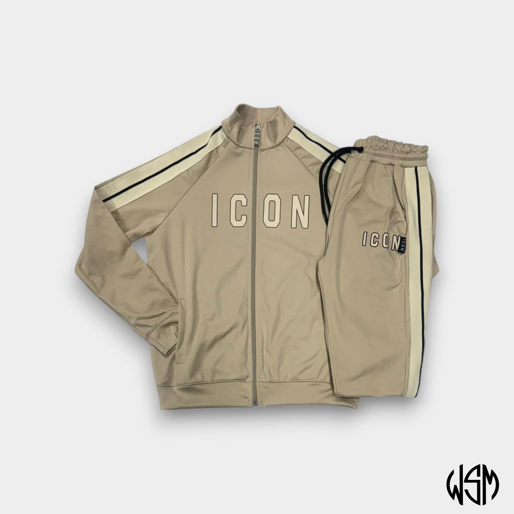 TUTA ICON BANDE C/ZIP