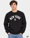 FELPA '47 GIROCOLLO NEW YORK YANKEES IMPRINT BURNSIDE