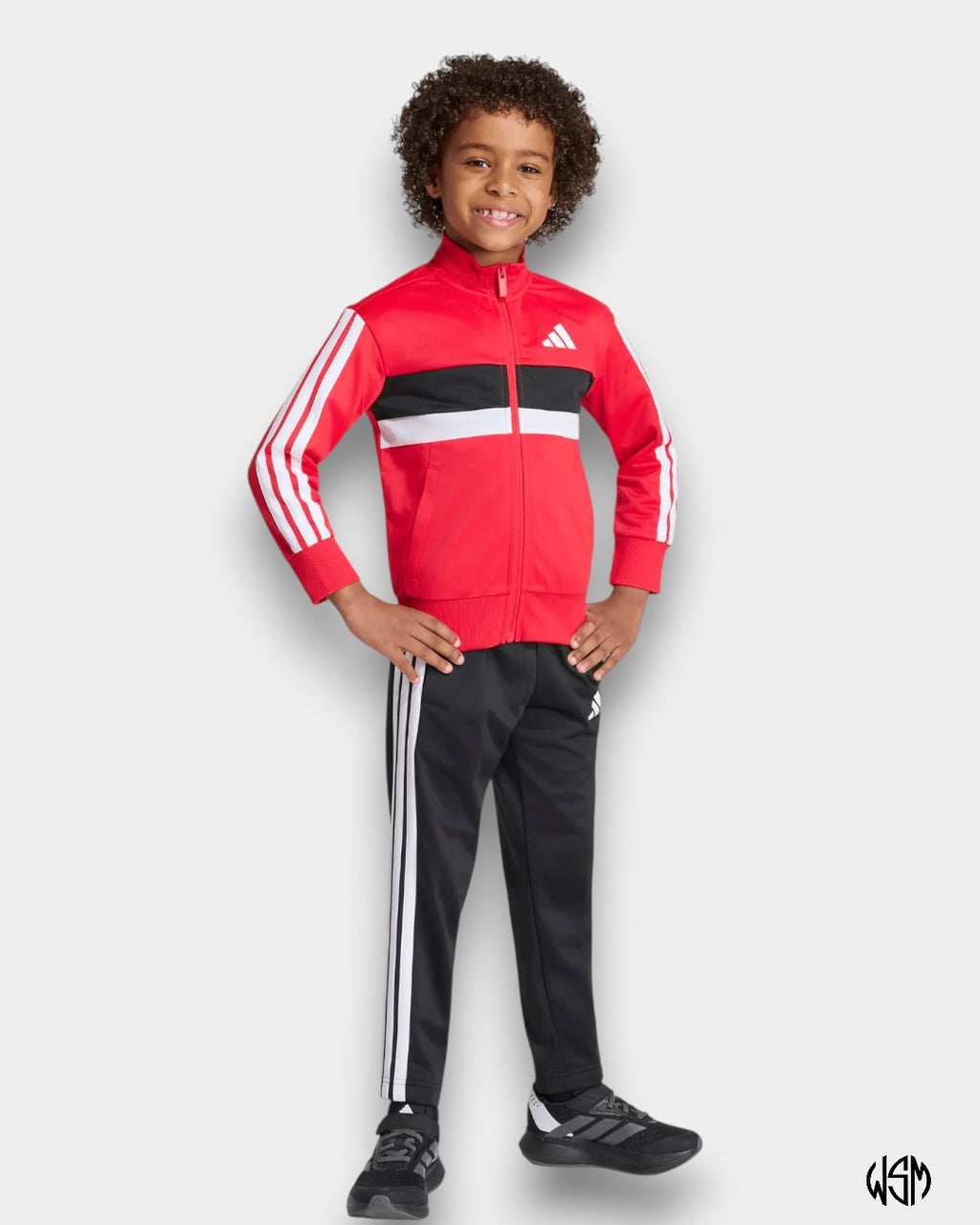 TUTA ADIDAS TIBERIO ESSENTIALS 3 STRIPES KIDS