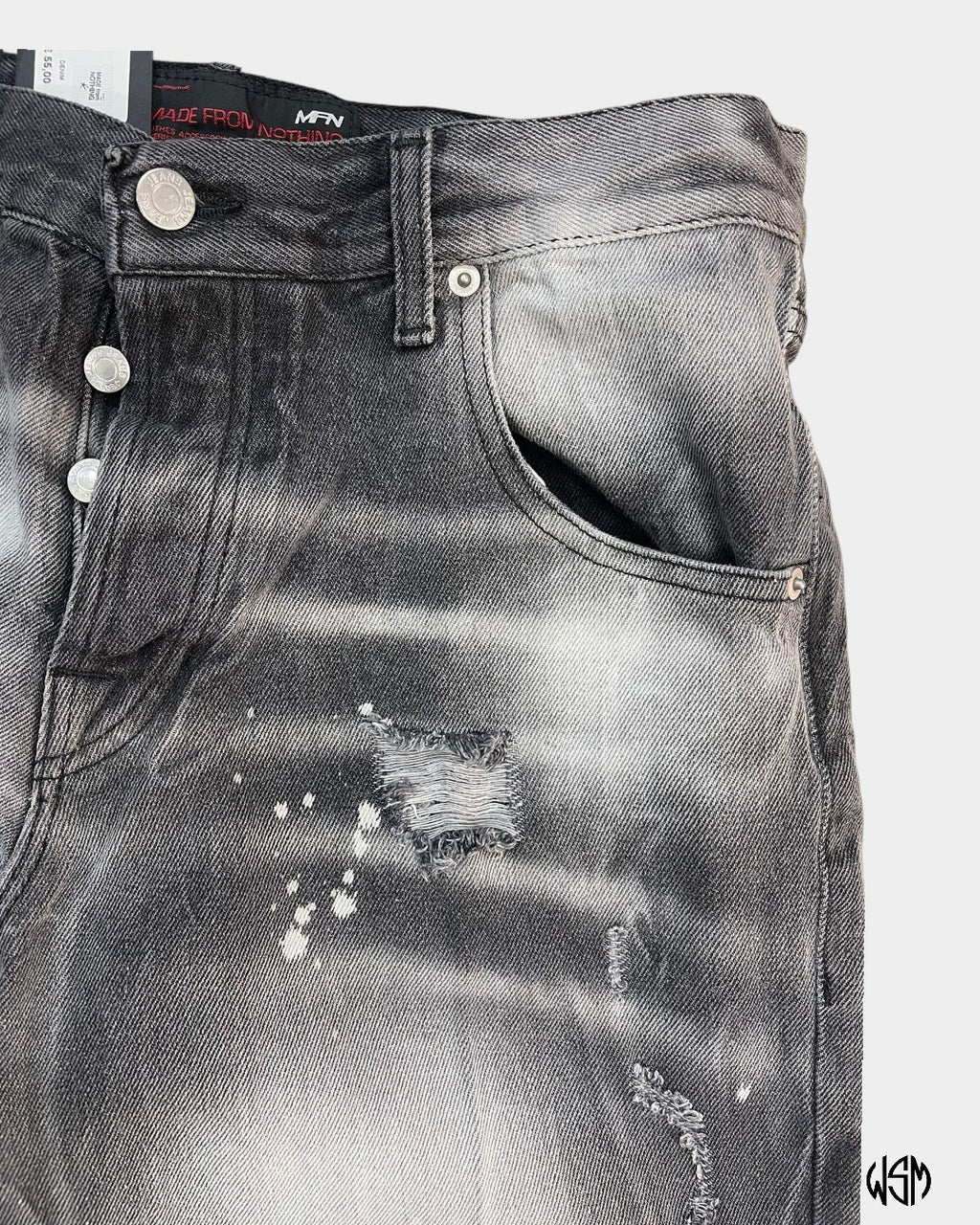 BERMUDA DENIM MADE FROM NOTHING